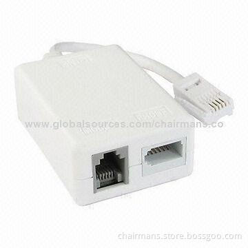 ADSL Broadband Micro Filter/Splitter with BT-style Telephone Socket